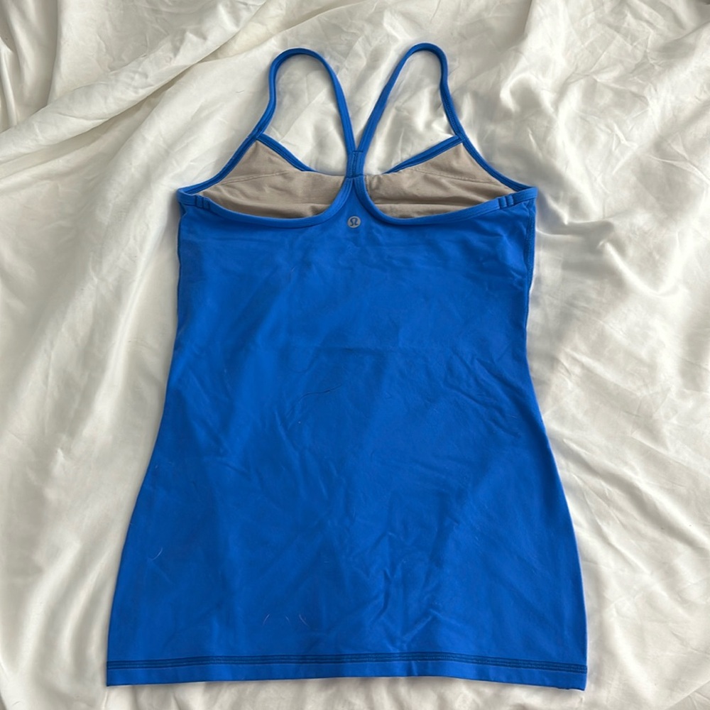 royal blue lululemon tank top